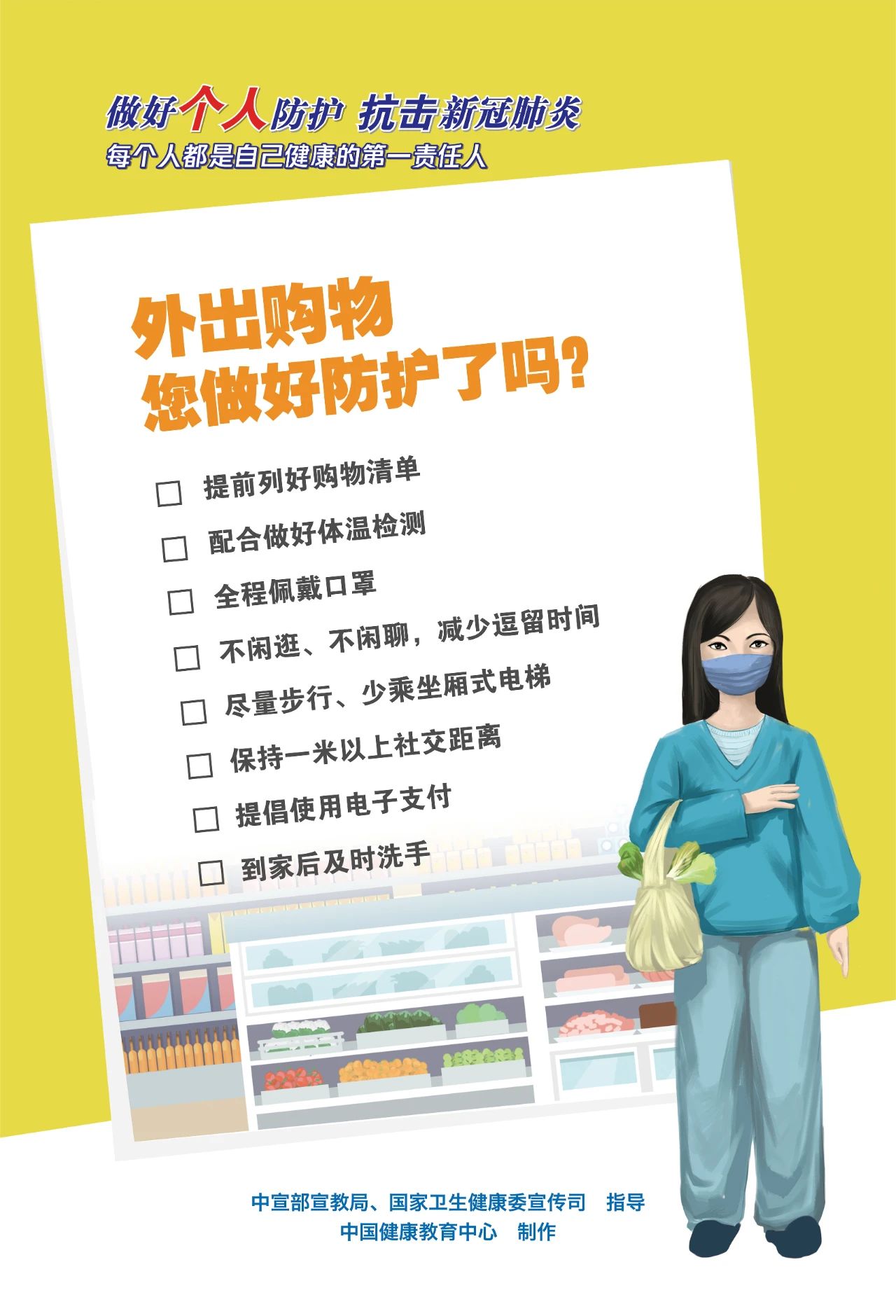 今天做好個(gè)人防護(hù)了嗎？這套海報(bào)告訴你答案！